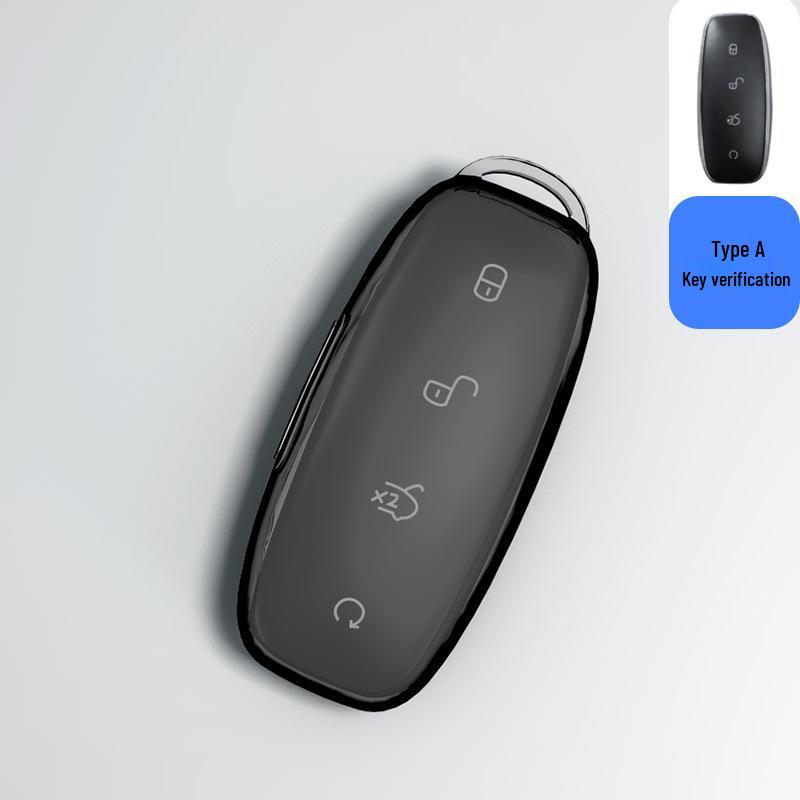 Denza D9 Key Case: 2022 Transparent Shell for Men & Women, Modified Card Car Package with Buckle
