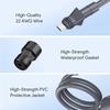 For Starlink Mini Ethernet Extension Cable For SPX To For RJ45 Adapter with Shielded 22 AWG Wire and IP68 Rating
