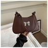 2024 New Style Women's Handbag Street Fashion Chain Crossbody Bag With Butterfly Knot Unique Personality Shoulder Bag