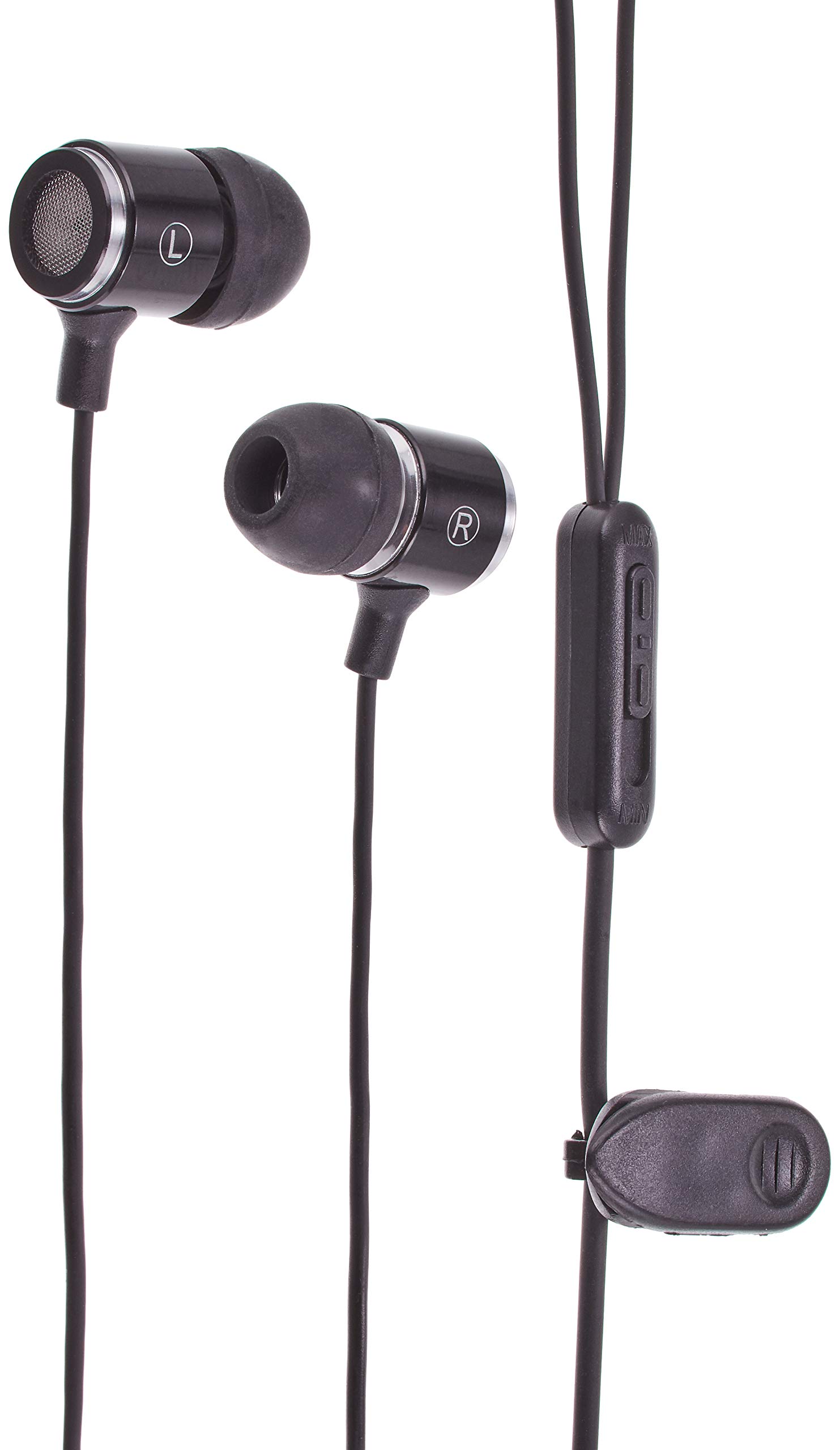 

ELPA Wired Stereo Headphones for TV, In-Ear Earphones, 20~20,000Hz, Approx. 3.0m, Black, RD-MV03(BK)