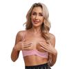 Damen Sexy Satin Lingerie Verstellbare Spaghettiträger Bügel Halbschalen Schleife Push-Up Balconette BH