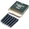 [3 Box Set of 18] Auto (Ohto) Fountain Pen Ink Cartridges, Black, European Standard, European Typ...