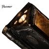 Exquisite Metal Candle Holder Magic Book Box with Light, Lighted Ornament, Office Desk Ornament Decorative Pillar Stand for Living Room Bedroom