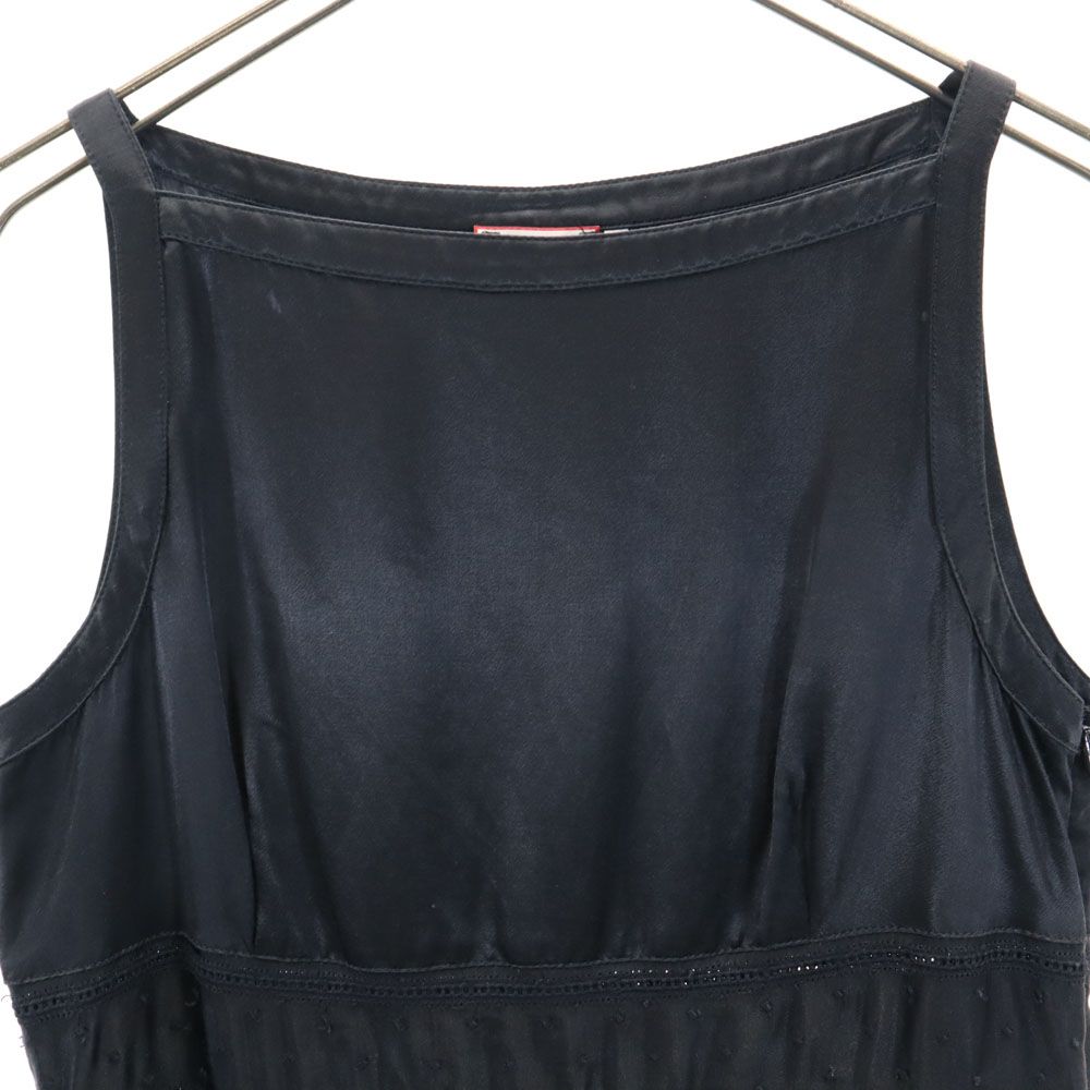 MAX&CO made in Italy No sleeve mini dress 42 black Women Used