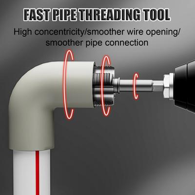Threading Tool Rustproof Easy Installation Clean Accurate Threads DIY Hand Threading Plumbing Tap Accessories
