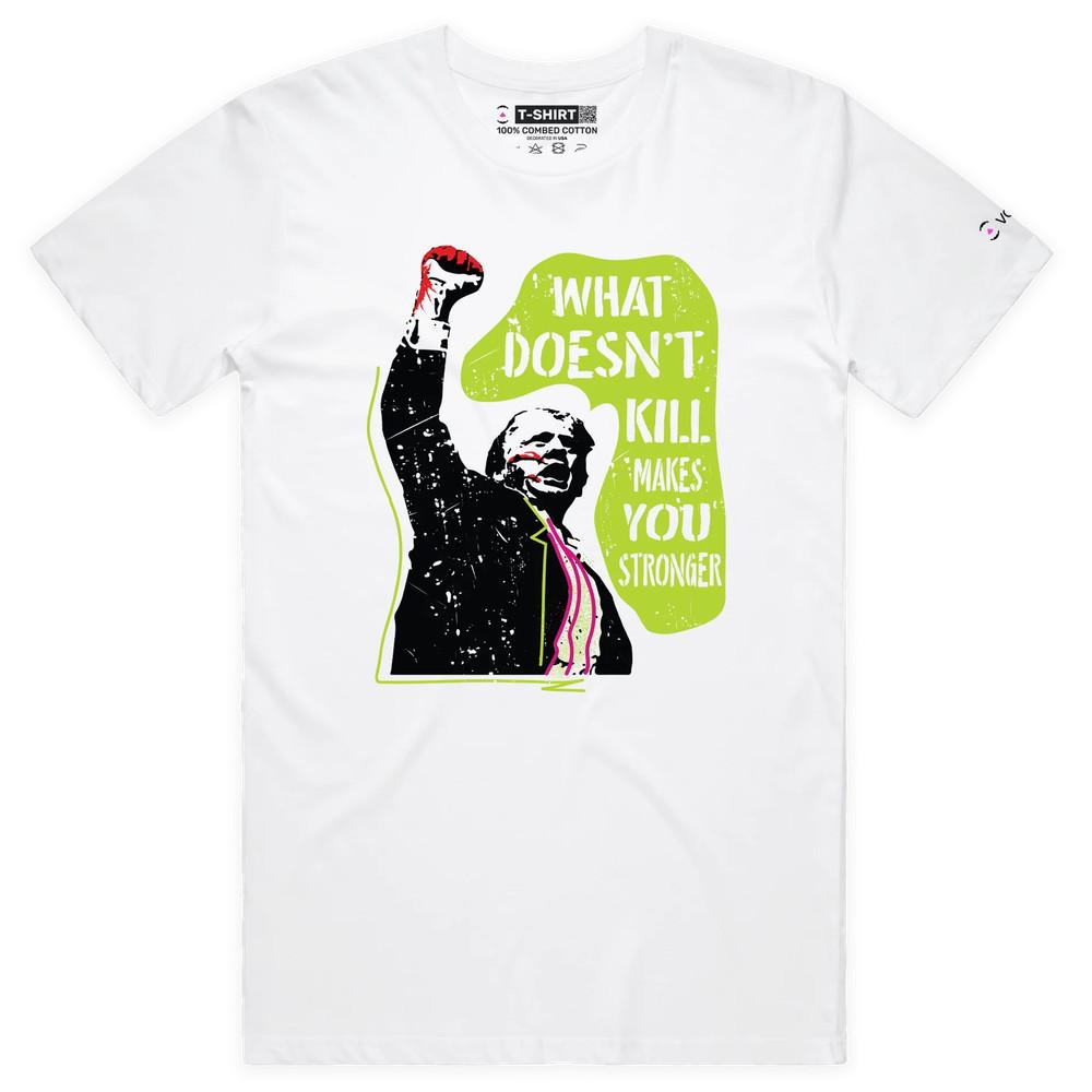 

VOICEART Donald Trump Surviving Adversity Political T-Shirt with Premium Graphic 2XL