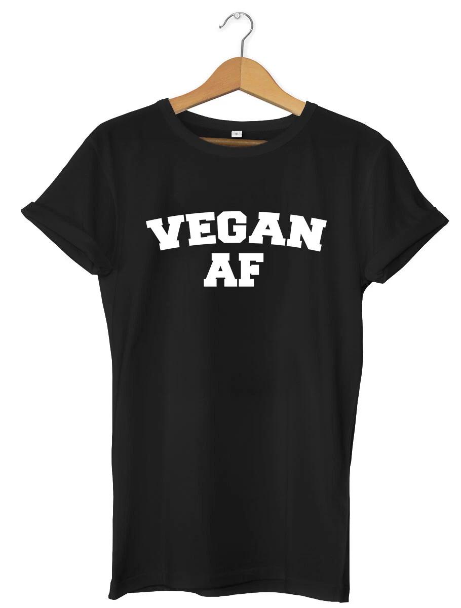 Vegan AF Funny Mens Womens Unisex T-Shirt 4XL