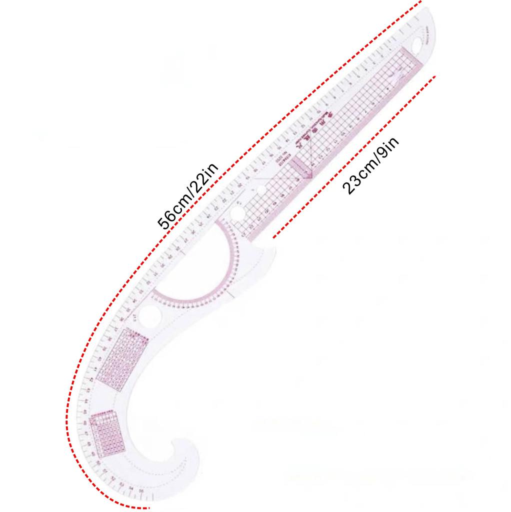 French Curve Ruler Soft Patchwork Ruler Measure Tailor Drawing Template DIY Fabric Cutting Measuring Ruler Sewing Tool Kits