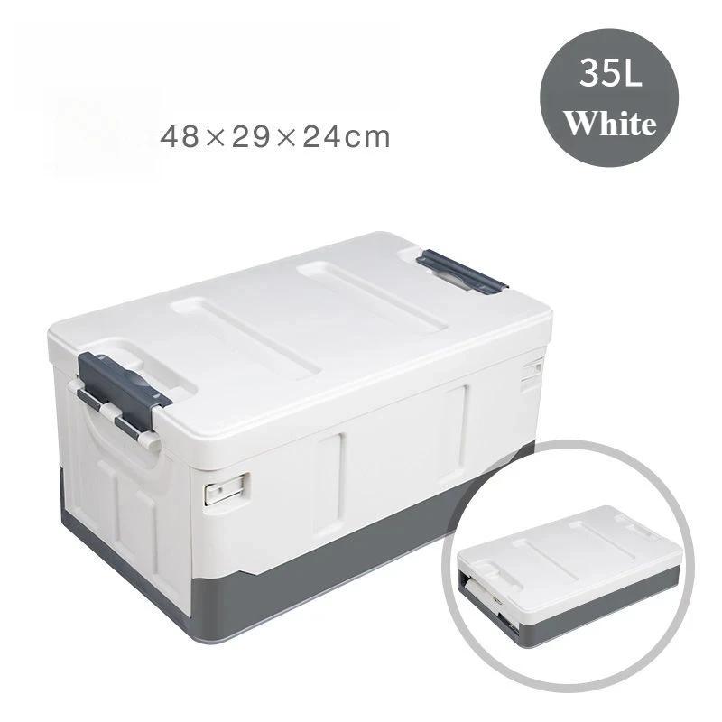 Camping Storage Box Folding Car Trunk Box Outdoor Storage Organizer Waterproof Picnic Packing Box High-capacity Outdoor Products