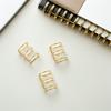 10Pcs Three Hole Binder Rings Large Metal Loose Leaf Book Binding Rings for Flash Card Clips Notebook Stationery