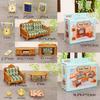 1:12 Dollhouse Miniature Dining Table Chair Sofa Tea Table Tv Cabinet Set Model Doll Furniture Decor Micro Scene Prop Toy