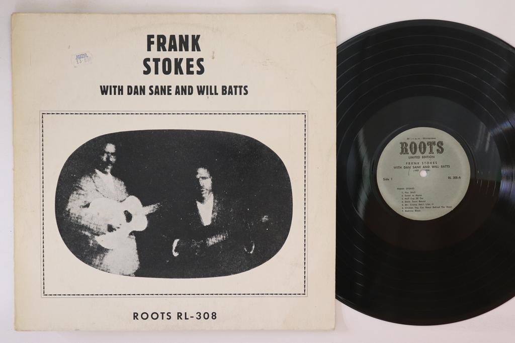 LP Record FRANK STOKES - With Dan Sane And Will Batts RL308 ROOTS 1968 Austria Blues Used