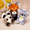 Zoo Trio: Raccoon, Red Panda & Koala Plush Set
