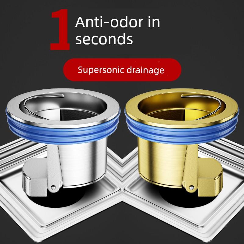 Anti-Odor Floor Drain Core for Bathroom and Toilet, Anti-Backflow Odor Prevention Device, Universal Insect-Proof and Odor-Proof Full Copper Inner Core