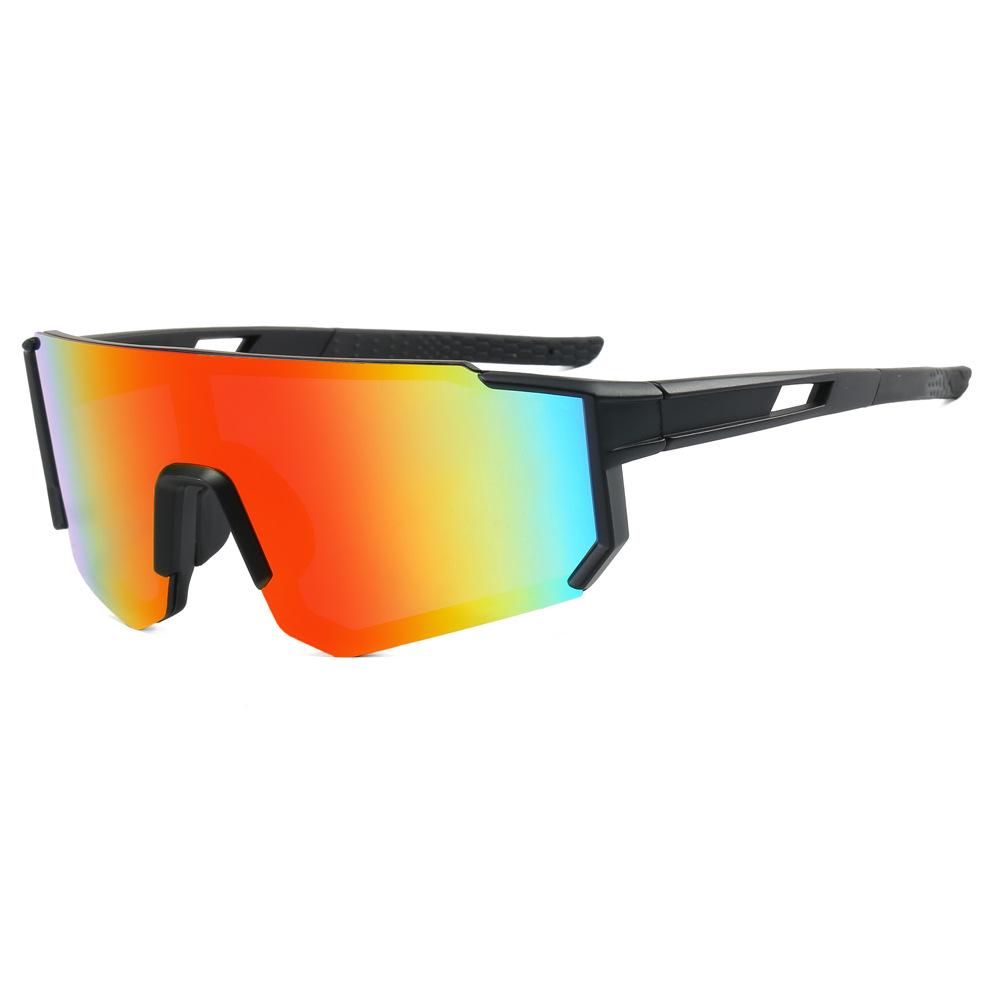 Unisex Photochromic Cycling Glasses - Outdoor European & American One-Piece Sports Sunglasses