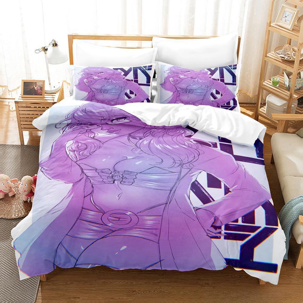 Akudama Drive Bedding Set Single Twin Full Queen King Size Bed Set Adult Kid Bedroom Duvet cover Sets 3D Anime Bed Sheet Set