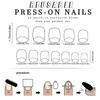 24 Pcs 4th Of July Patriotic Press On Nail Short Square False Nail Stripe Acrylic Nail Independence Day Stick on Nail