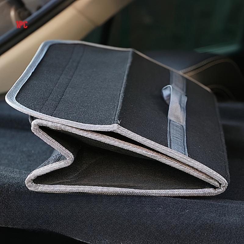 Large Car Trunk Storage Bag- Foldable Felt Cloth Storage Bag for Car Trunk Tools & Groceries Organizer, Space Saving Vehicle Interior Box