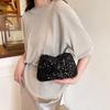 Mini Borsa a Spalla con Paillettes per Donna con Tracolla a Catena per Accessorio di Moda Quotidiano