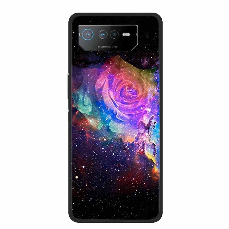 Phone Case For Asus ROG Phone 6D Ultimate Back Cover Case Black TPU Silicone Soft Coque For Asus ROG Phone 6 Pro Case Phone6 Pro