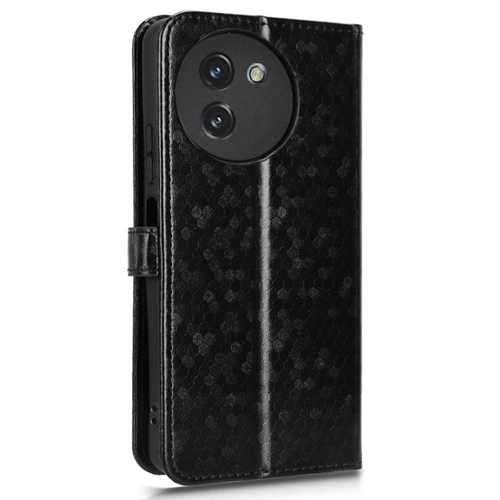 Dla Doogee Note 59 Pro/Note 59 Etui Portfelowe Wytłaczany Wzór Kropki PU Skórzany Pokrowiec na Telefon