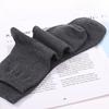 Men's 5 Pairs Mid-Calf Socks All-Season Soft Cotton Business Breathable Moisture-Wicking Solid Color Comfortable Premium Quality
