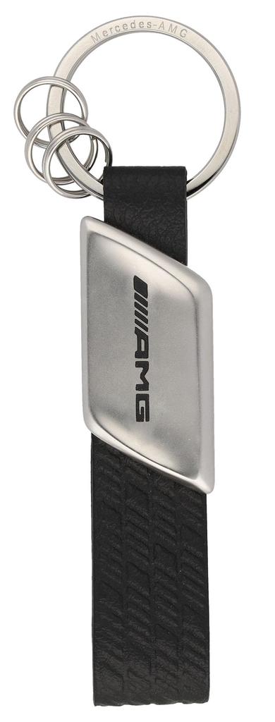 Genuine Key Ring Black [Mercedes-Benz Collection] Mercedes-AMG Strap,