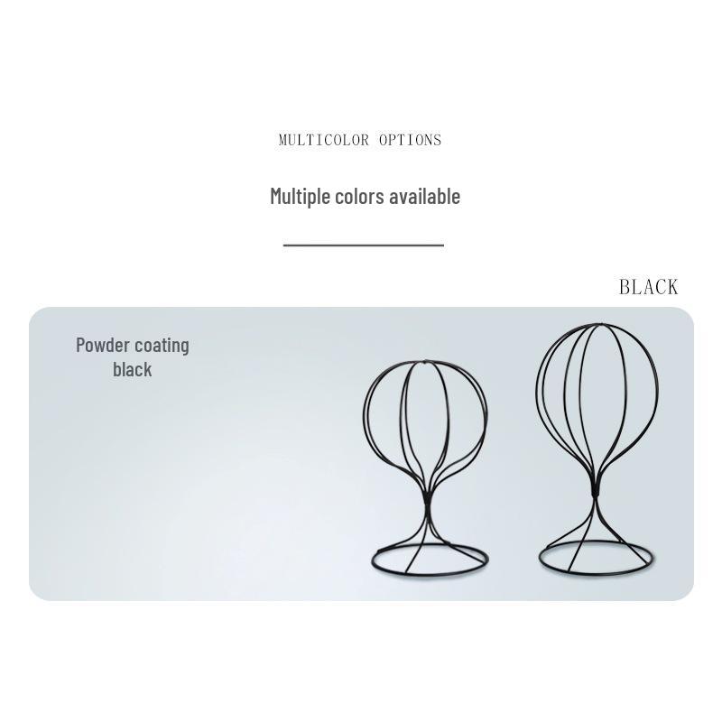 Wrought Iron Hat Rack Stand for Caps - Ideal for Accessory Shops and Clothing Stores