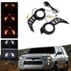 2x LED Daytime Running Light Fog Turn Signal Lamp Cable For Toyota 4Runner 14-22