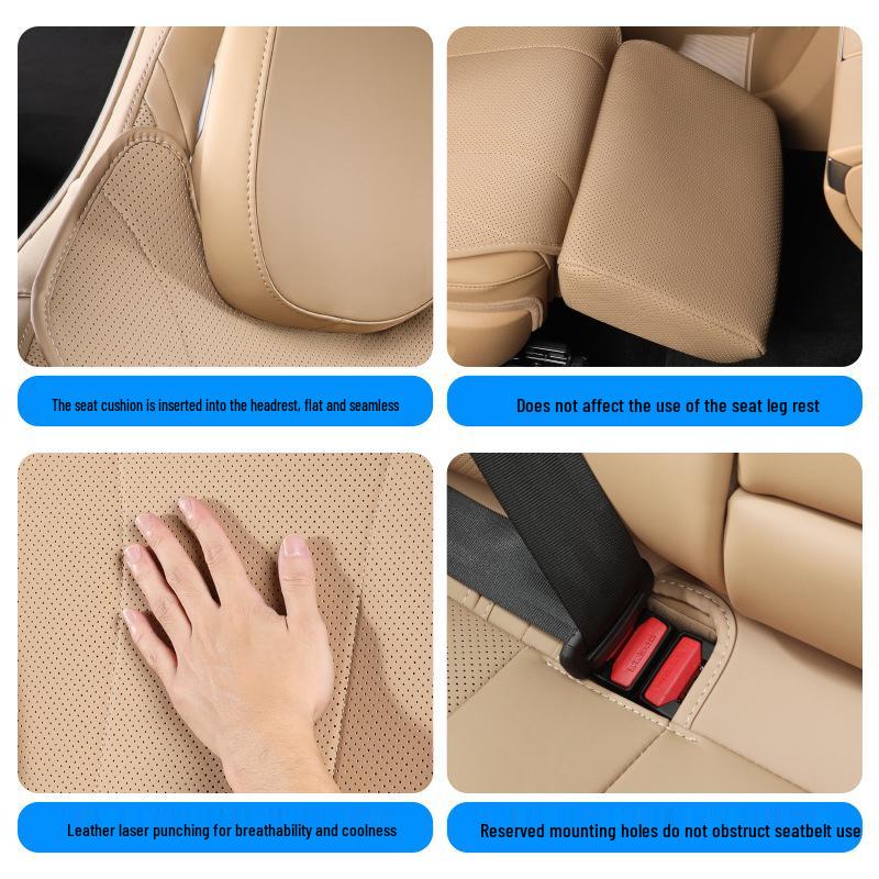 Zhiji R7 Universal Car Seat Cushion: Breathable, Ventilated, All-Season Cover.