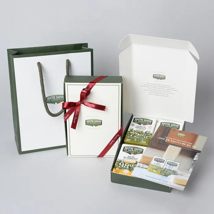 Mattersabong France Marseille Provence Soap 4-piece Set (Original Soap Bar 100g + Provence Soap Bar 100gx3)