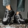Men Women Work Safety Shoes with Steel Toe Cap and Rotary Buckle Anti-Impact Anti-Piercing Lightweight Tactical Boots