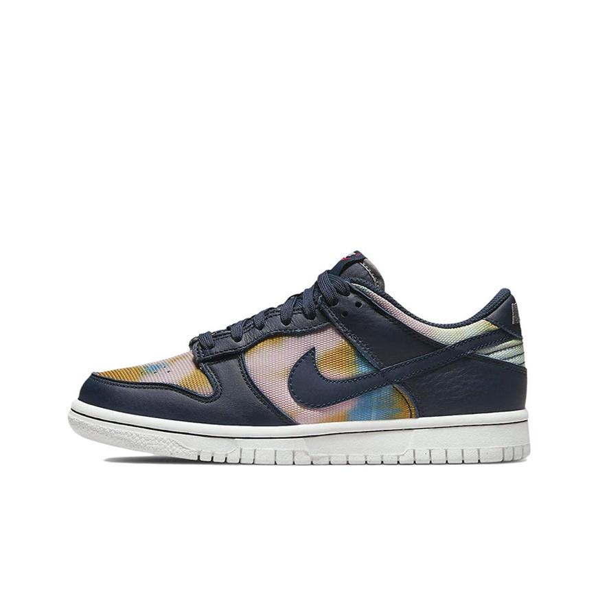 New Nike Dunk Low Graffiti Navy GS DM1051-400