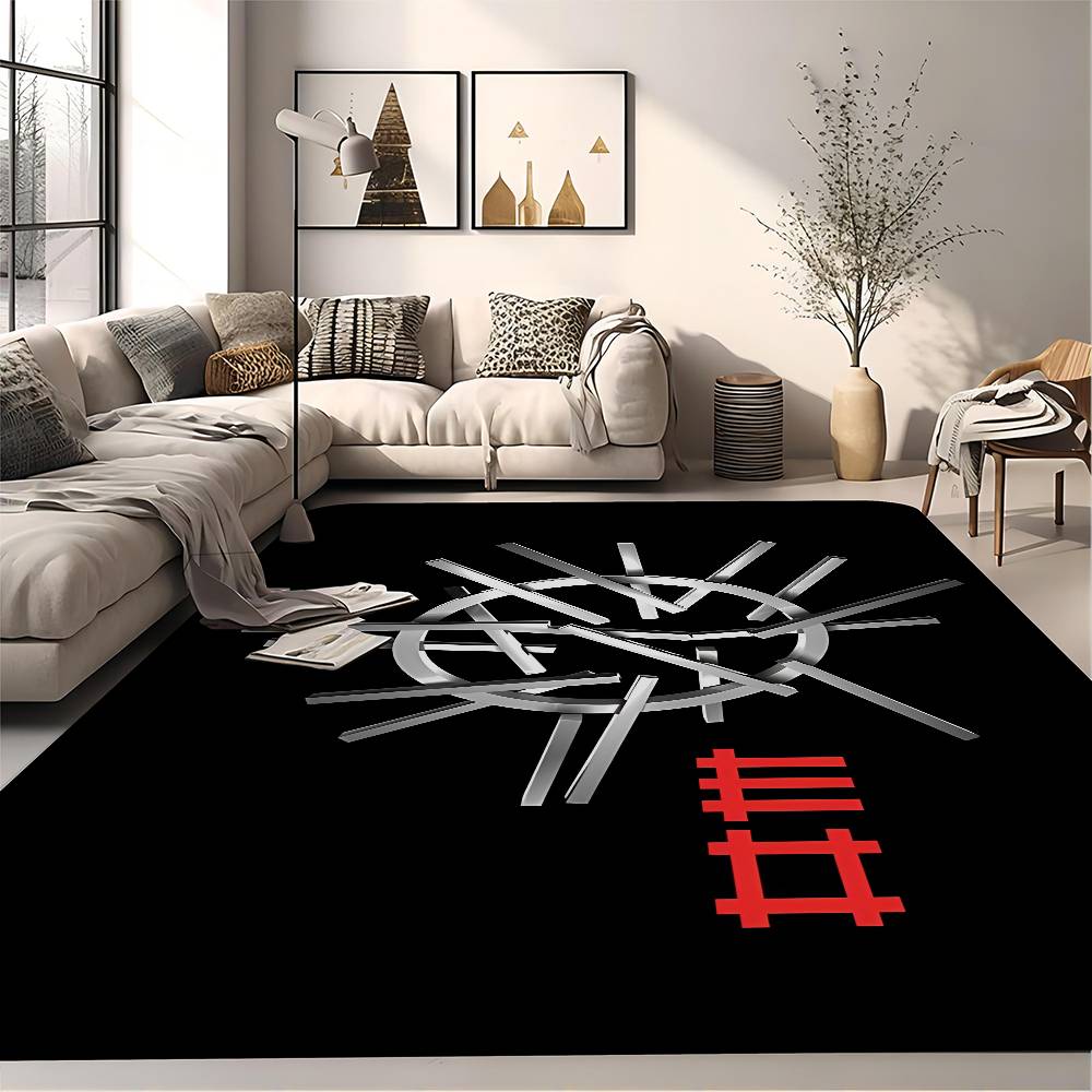 D-Depeche M-Mode Floor Mat Non-Slip Laundry Room Mat Laundry Decor Balcony Child Living Room Bedside Mats