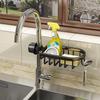 Vipeluo Kitchen Faucet Caddy with Sponge Holder and Drain Rack