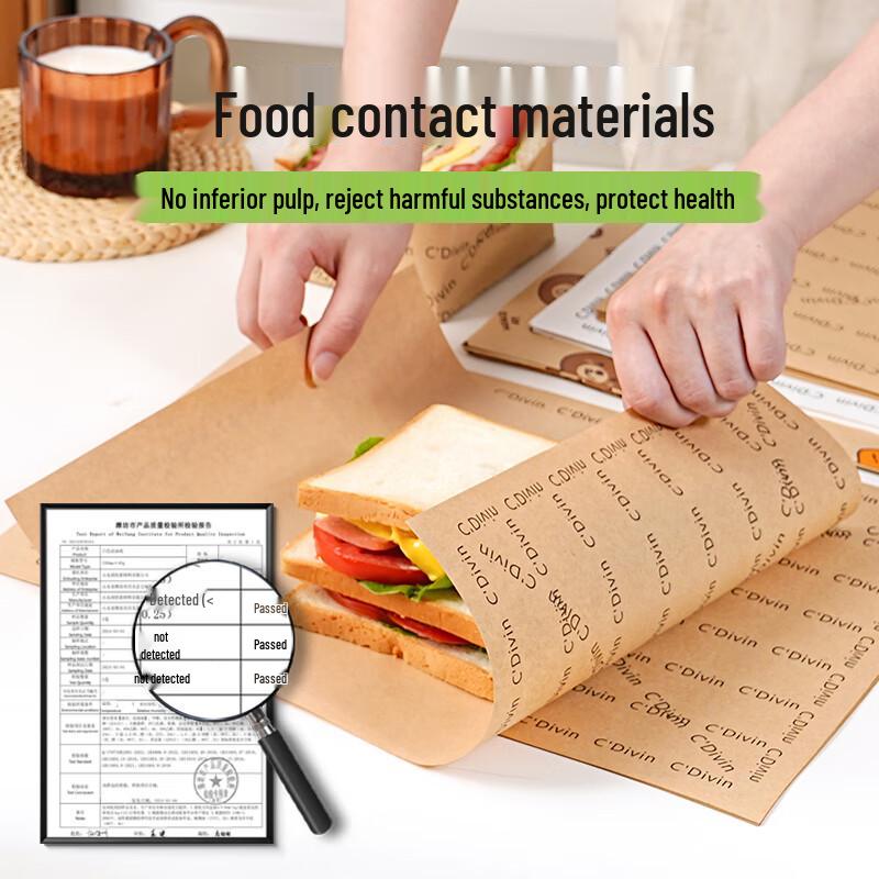 Food Grade Oil-Proof Sandwich & Burger Wrapping Paper