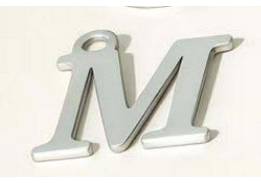 DIY Jewelry Accessories: 26 Alphabet Titanium Steel Pendants for Bracelets, Necklaces, Handmade Charms