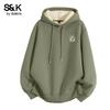 Baleno Men's S&K Series Lamb Fleece Hooded Sweatshirt