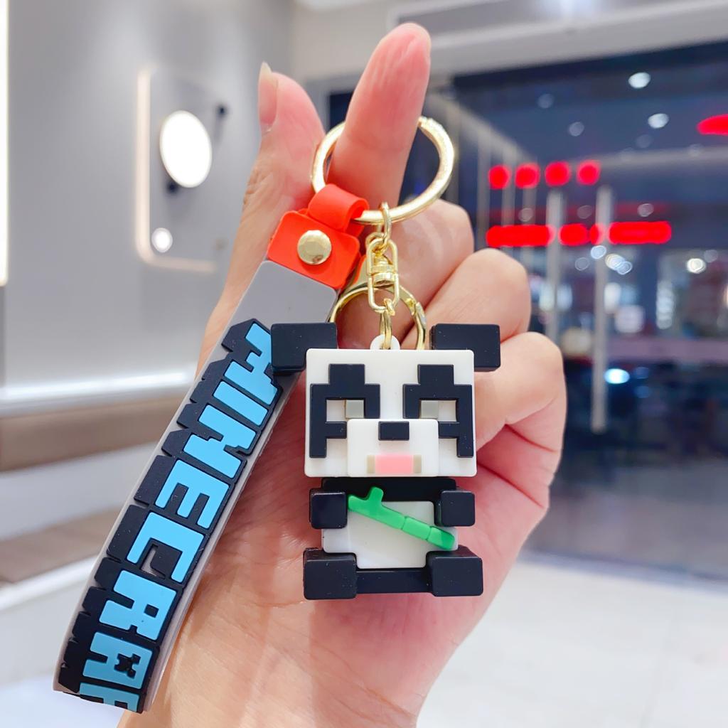 Kľúčenka Minecraft z PVC Detská silikónová taška na mince úložná taška Kľúčenka