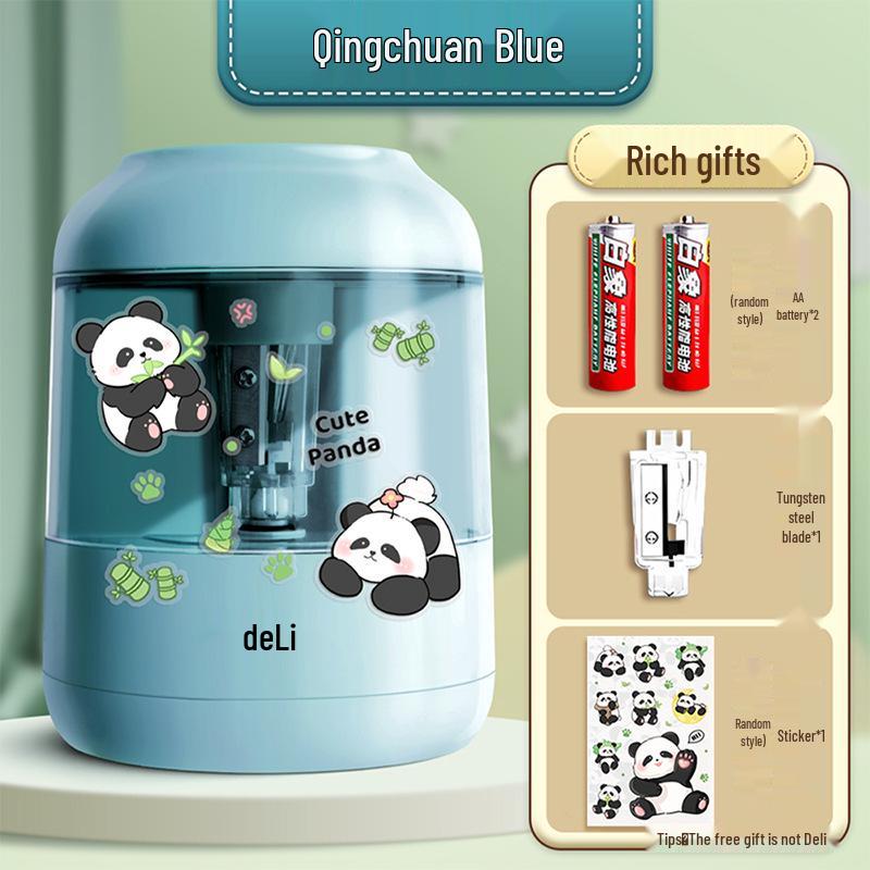 

Автоматическая электрическая точилка для карандашей Deli - Двойное питание для начальных и эскизных карандашей No-4cm-4cm