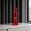Elegante Kleiderförmige Vase, 3D-gedruckter minimalistischer Blumenhalter, Moderne dekorative Knospenvase für Wohnzimmer, Eingangsbereich, Schminktisch, Heimdekoration
