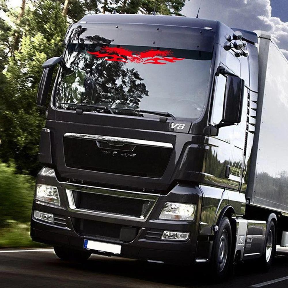 Auto Windschutzscheiben Aufkleber Für MAN TGX TG Automobil LKW Windschutzscheibe Adlerform Vinyl Abdeckung Dekor Aufkleber Auto Tuning Zubehör