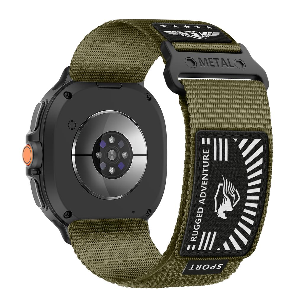 Rugged Nylon Straps For Samsung Galaxy Watch 8/8 classic40mm 44mm 46mm Sport belt correa pulseira Bracelet Galaxy Watch 8 Band