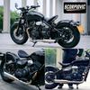 Motorcycle Cruiser Prince Hanwei YP500 Stainless Steel Full Exhaust System Modification