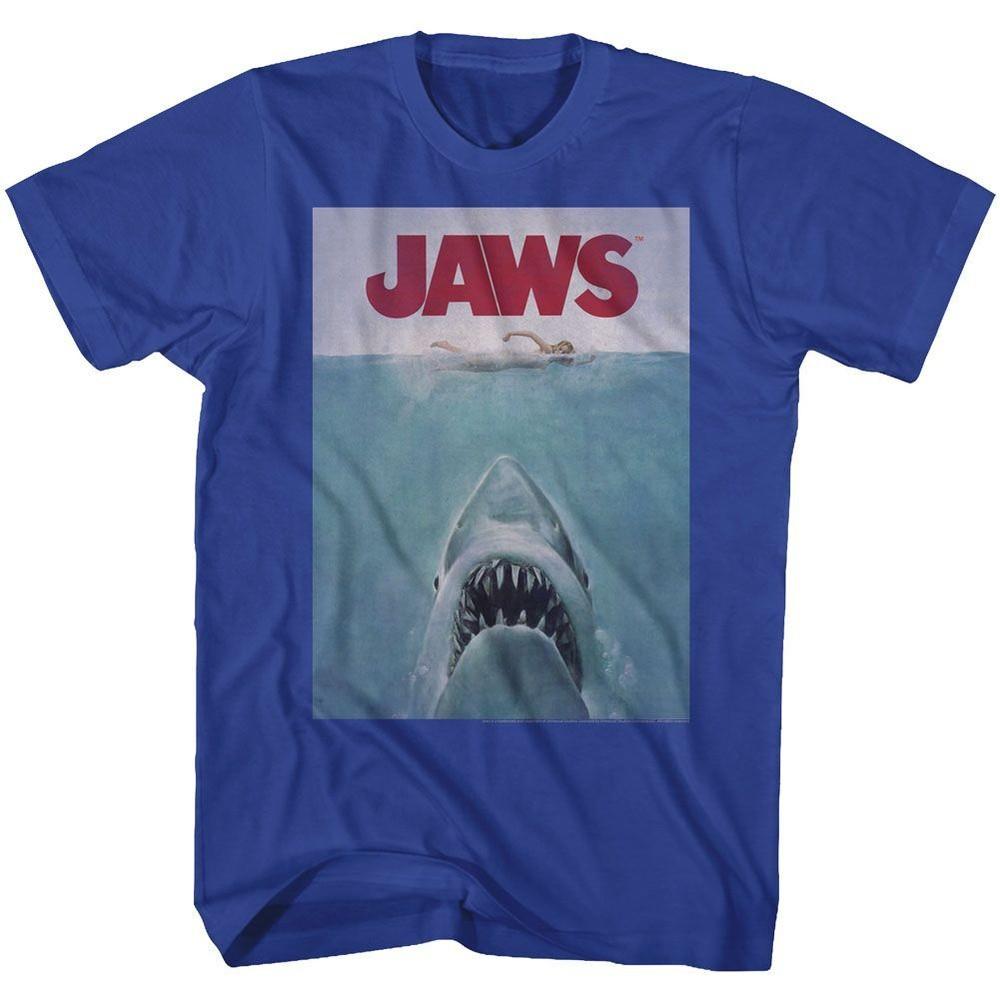 Jaws Poster Movie Shirt M