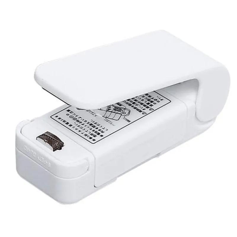 1pc Mini Bag Sealer Portable Food Vacuum Sealer Bag Sealer Heat Heat Household Machine for Plastic Bags