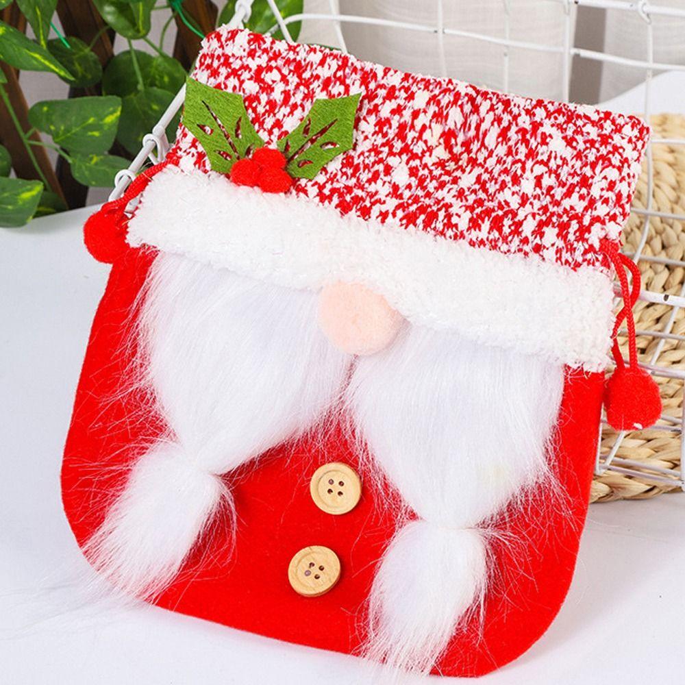 Decorations Large Capacity Christmas Tree Ornaments Storage Bags Kids Candy Bags Christmas Handbags