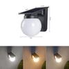 Waterproof Solar Round Ball Wall Light for Outdoor Garden, Balcony, Courtyard, and Fence Decoration