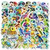New 50 Cute Hand-painted Graffiti Stickers Decorate Mobile Phone Shell Skateboard Helmet Stickers