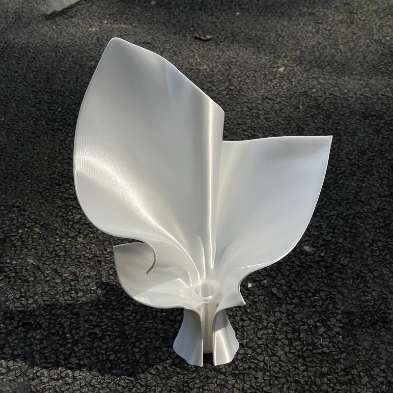Nordic Style Flower Bouquet Vase 3D Printing Creative Desktop Ornament Modern Art Irregular Flower Display Container Office
